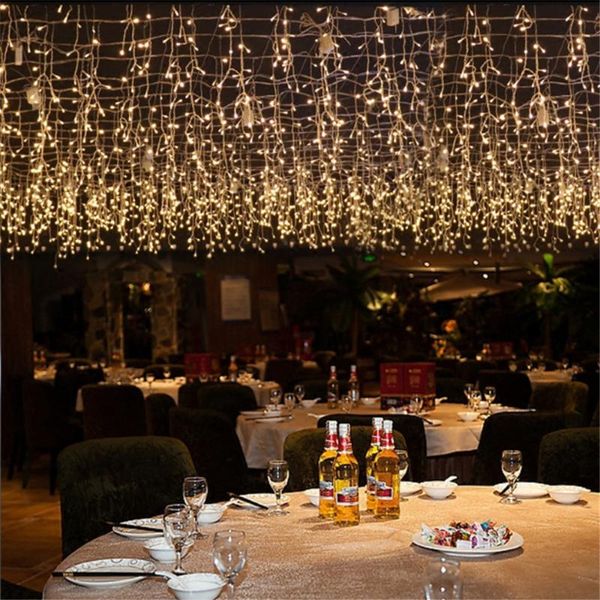 

strings 5 m 96smd white holiday festival curtain wedding lights led string strip ice bar lamp garlands for party fairy christmas