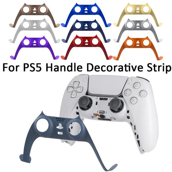 

handle replacement decorative strip controller joystick pc skin shell case for ps5 gamepad games cover game controllers & joysticks