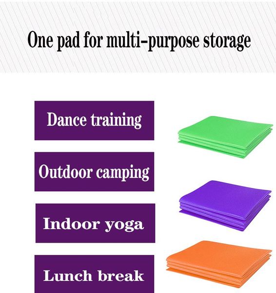 

foldable yoga mat sports ftness non-slip folding gym fitness pad pilates supplies floor play mats