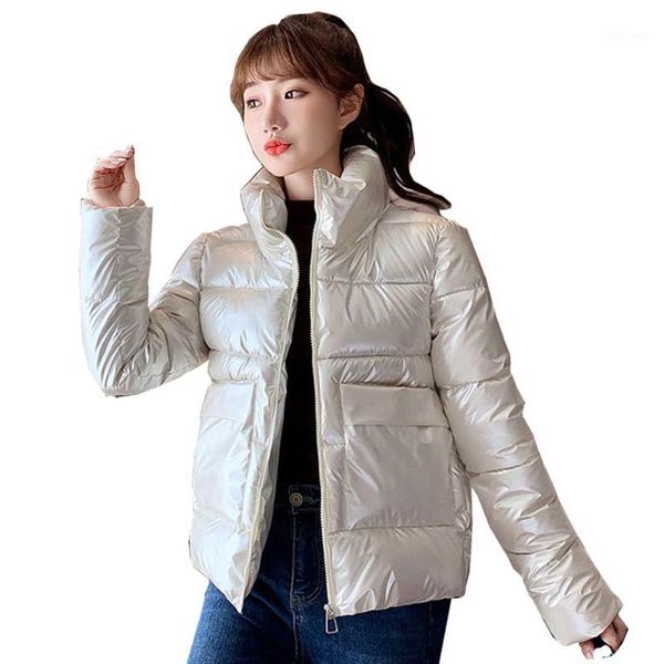 

women's down & parkas 2021 jacket female easing students bread suit coat in winter overcoat women, Black