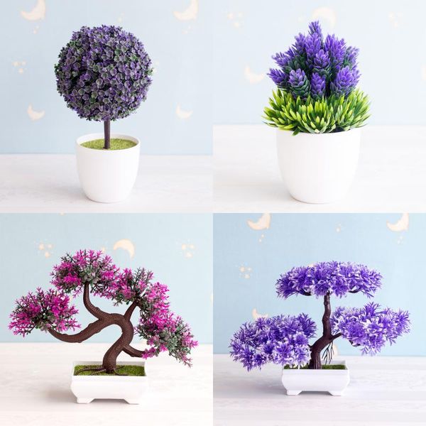 

decorative flowers & wreaths artificial plants bonsai small tree pot fake potted ornaments for home decoration el garden decor