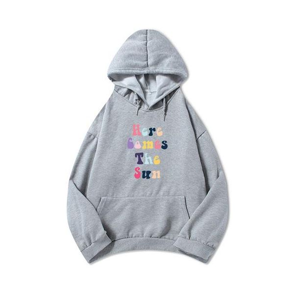 

women's hoodies & sweatshirts kawaii letter print cotton pullover women long sleeve friend sweatshirt with pockets sudadera mujer top, Black