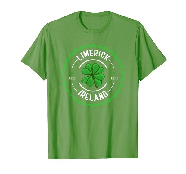 

Limerick Ireland Shirt - Shamrock Green Shirt, Mainly pictures