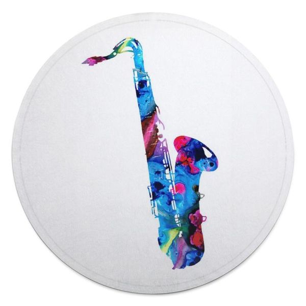 

music blanket picnic super soft round fuzzy fleece bedspread blankets