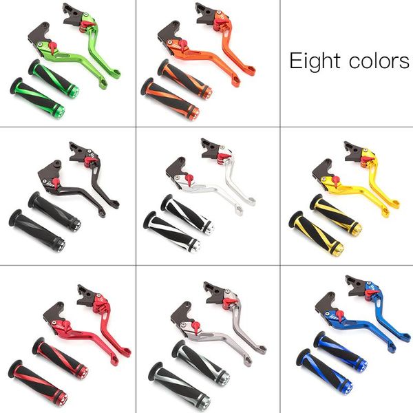 

motorcycle brakes for aprilia rsv mille/r 1000 2004-2008 short cnc adjustable 3d brake clutch levers & handle grips set