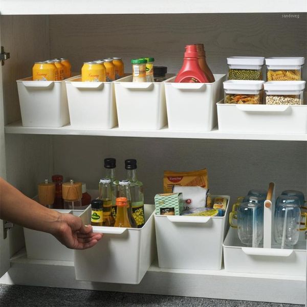 

storage bottles & jars plastic box case kitchen cabinet containers spice organizer deskesundries home refrigerator