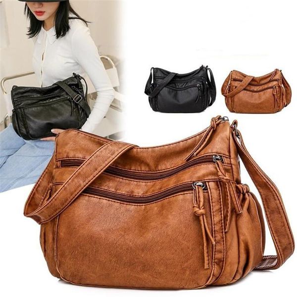 

shoulder bags ladies soft messenger bag casual fashion luxury