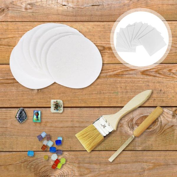 

gift wrap 30 sheets glass fusing paper diy kiln round ceramic firing