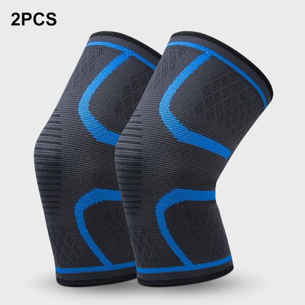 

men women knee pad brace knitted fabric joint pain-relief football fitness sport compression sleeve elbow & pads, Black;gray