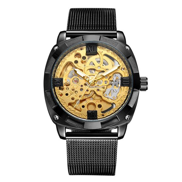 

mechanical watches men rvs automatic mechanical 30m waterproof company, Slivery;brown
