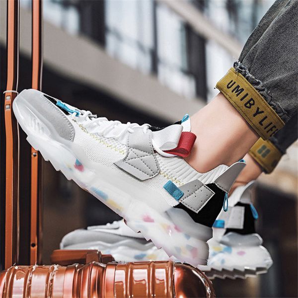 

2021 running shoes thick-soled daddy male summer korean fashion casual shoe large size breathable sneakers run-shoe #a00014