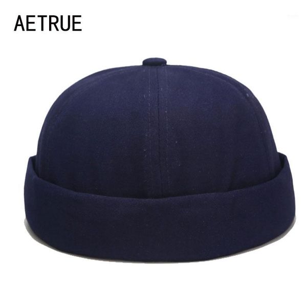 

solid cotton short street docker skullies beanies miki men winter hats for women caps brimless sailor biker bonnet hat cap1