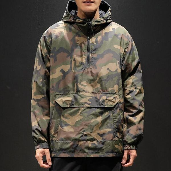 

men's jackets camouflage men's hoodie spring and autumn military sweatshirt fashion casual clothing brand, Black;brown