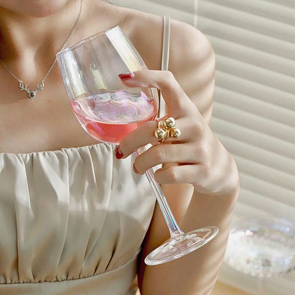 

wine glasses 2pcs crystal glass red set decanter rainbow goblet champagne whiskey cocktail cup gift