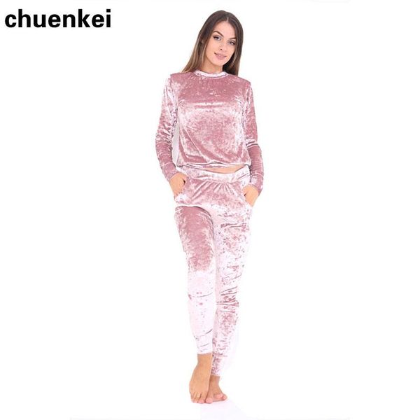 

hop two piece set tracksuits women spring clothes hoodies sweatshirts+ pants sportswear 2 survetement femme women's, Gray