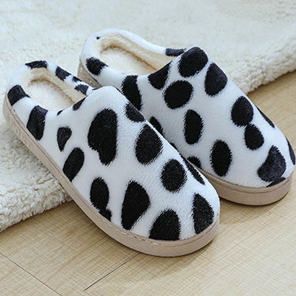 

furry home slippers women soft warm plush shoes winter cotton indoor men comfortable velvet slides for cold weather, Black