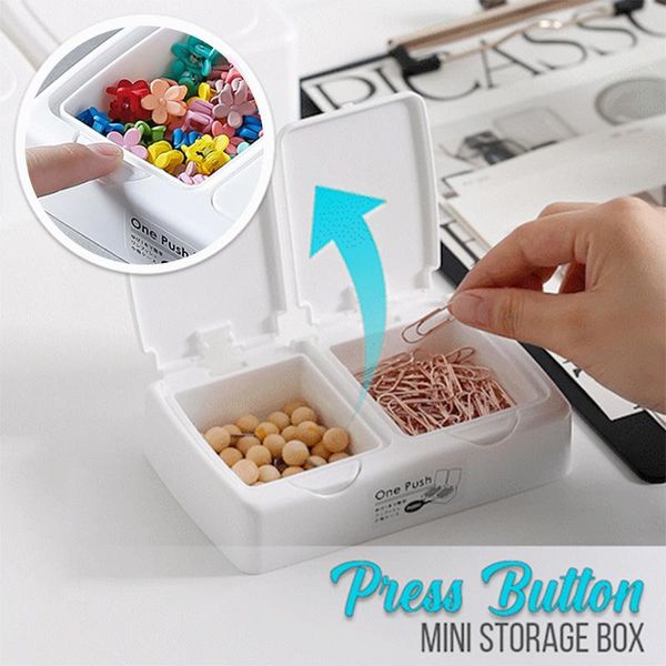 

tissue boxes & napkins button type storage box deskfloss case push open smd66