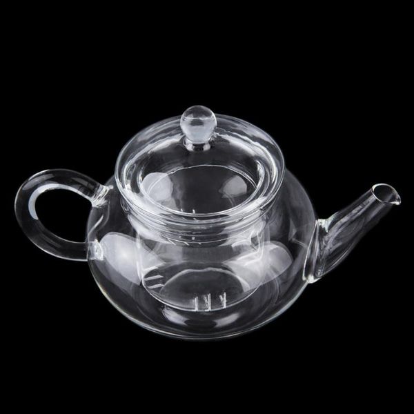 

water bottles heat resistan glass teapot with infuser coffee leaf pot 250ml