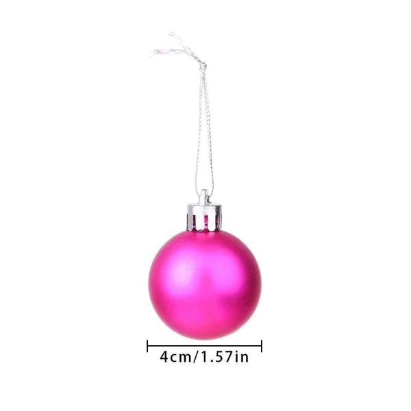

party decoration 36pcs 4cm plastic diy gifts supplies home decor xmas hanging ball bauble christmas tree drop pendant
