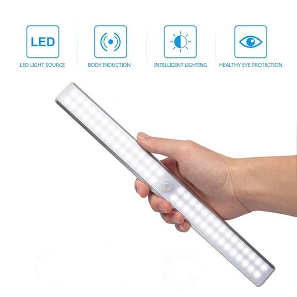 

wireless led under cabinet lights usb rechargeable motion sensor night light lamp for wardrobe cupboard closet kitchen