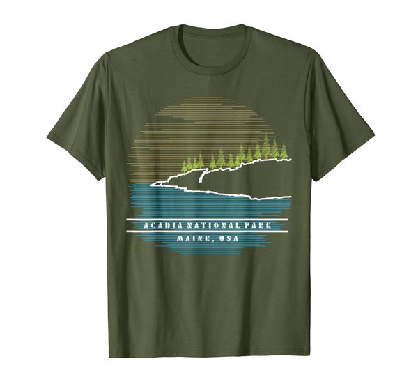 

Acadia Maine USA National Park Hiking Camping T shirt Gift, Mainly pictures