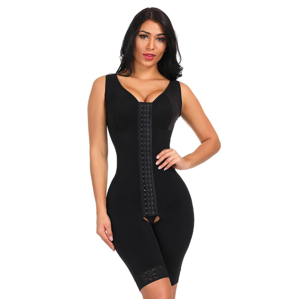 

women's shapers full body bodysuit open bust tummy control shapewear thong high waist ladies bodysuits, Black;white