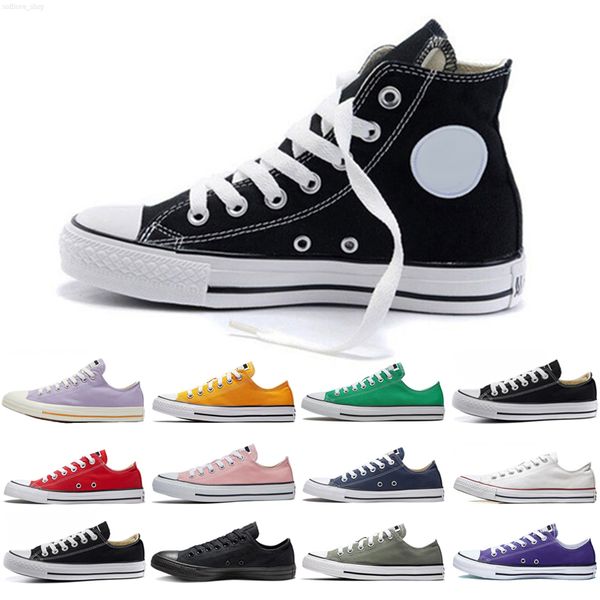 

classic canvas casual shoes platform all hi reconstructed slam jam triple black white high low men women sport stars sneakers sizw6aw#, White;red