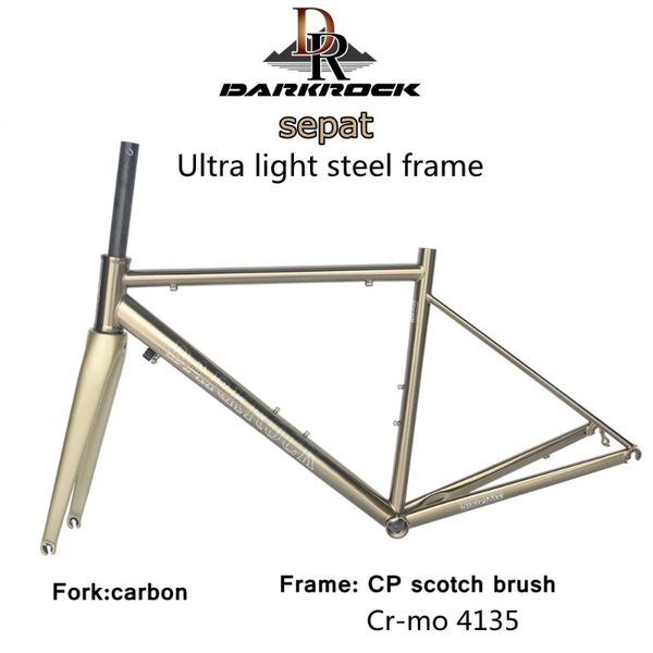 

car & truck racks 21 darkrock sepat road bike frameset 700c cr-mo 4135 steel heating treated carbon fork cycling bicycle part classic