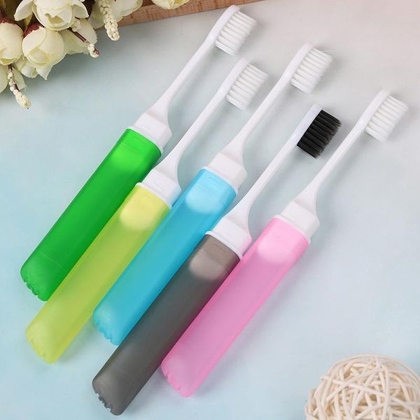 

toothbrush holders 1pcs(colour random) portable folding outdoor travel camping foldable plastic