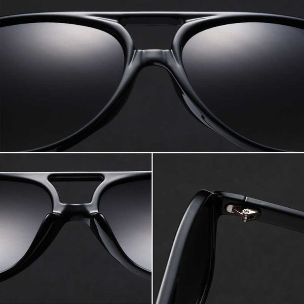 

luxury designer sunglasses simprect 2021 retro oversized women fashion gradient uv400 big sun glasses vintage brand designer lentes de sol m, White;black