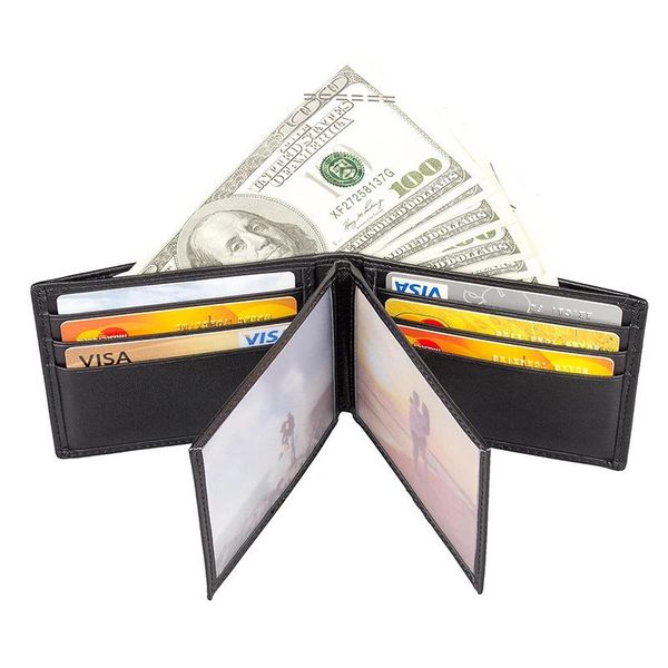 

wallets luufan totally arrivals short multi card slot case holder portable credit id package r-8179a/r-8179b, Red;black