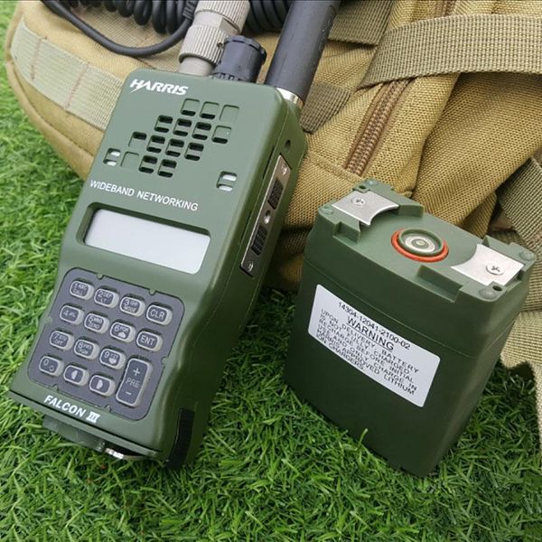 

walkie talkie tca an/prc-152a(uv) ipx7 army tactical cs vhf uhf dual band mbitr aluminum ham two way radio prc 152