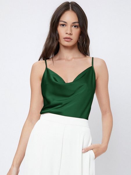 

cowl neck cami d2g0#, White