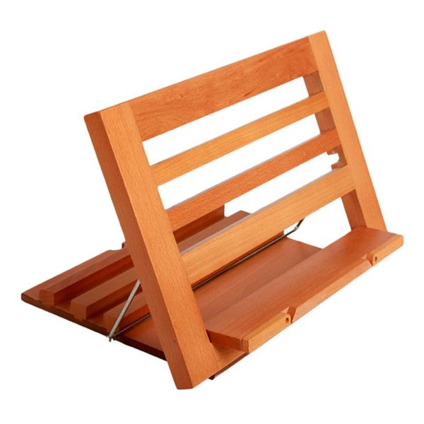 

1pc creative wooden reading book rack tablet bracket holder other home decor