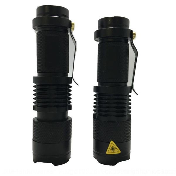 

tcz sk68 mini portable red green blue color flashs torches strong flashlight beekeeping aa14500 focusing flashlight