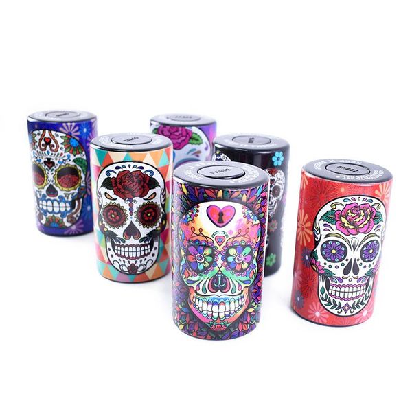 

storage bottles & jars 8 dram/288ml vacuum plastic airtight containers box oil drum 1/10 smoking jar with lid for honey