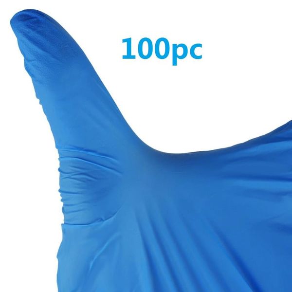 

disposable gloves 100pc bu/bkdisposable latex dishwashing kitchen work rubber garden guantes desechables guanti