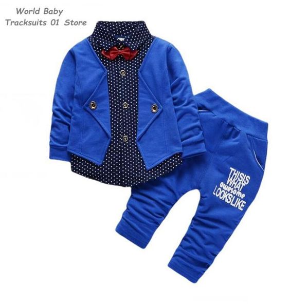 

clothing sets spring kids fashion clothes baby boy girl cotton jacket pants 2pcs/sets autumn children infant casual toddler tracksuit, White