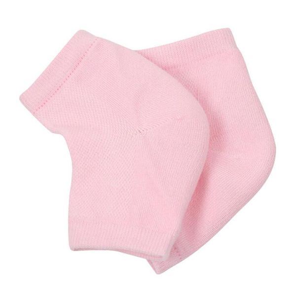 

moisture cracked heel socks silicone gel sock protection sleeve moisturizing pain cushion ankle support, Blue;black