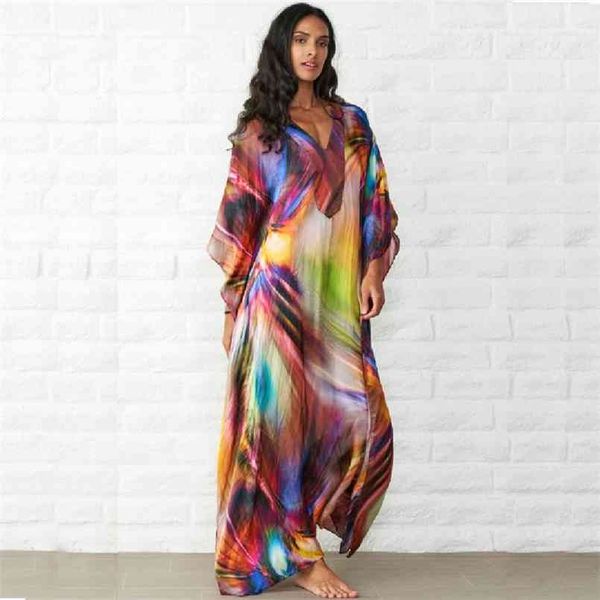 

quick-drying kaftan beach cover up pareos de playa mujer wear oversize bikini robe plage tunic q831 210722, White;black