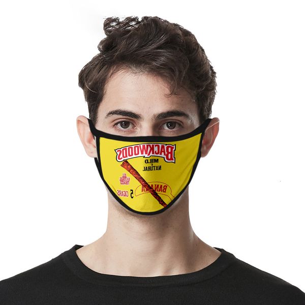

backwoods cigar 3d digital printing washable cotton outdoor riding dust mask