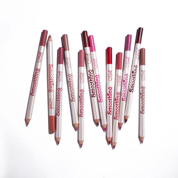 

lip pencils 12pcs lipsticks pen professional matte waterproof charming dark brown contour liner pencil set lipliner makeup tool cosmetic