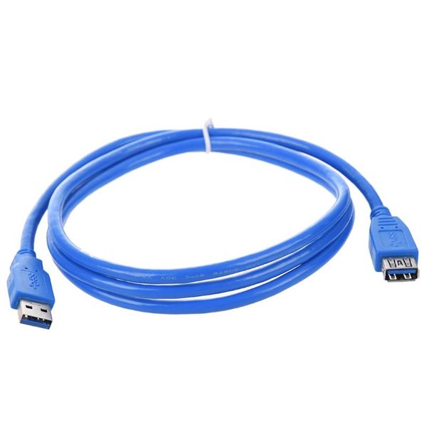 

audio cables & connectors 1.5m/5ft usb 3.0 a male to female extension data sync cable cord 5gbps