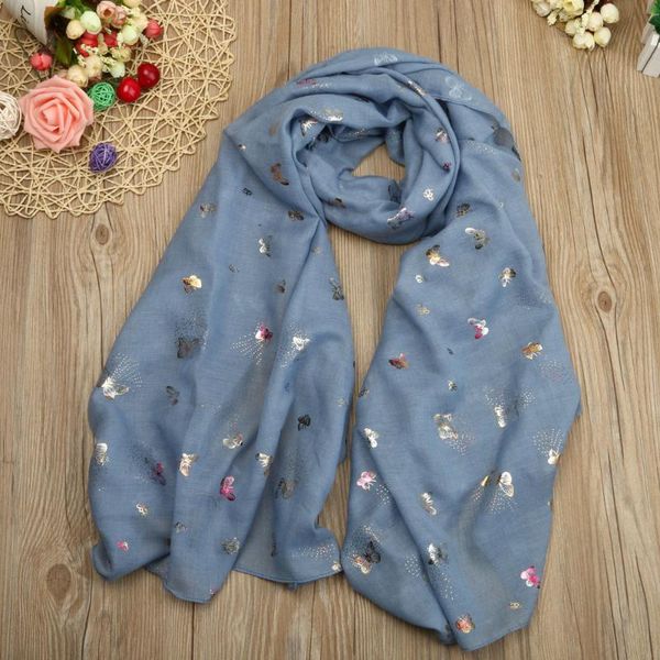 

other event & party supplies women hijab butterfly print long wrap scarf for ladies air conditioning towel muslim 2021 fashion beach shawl s