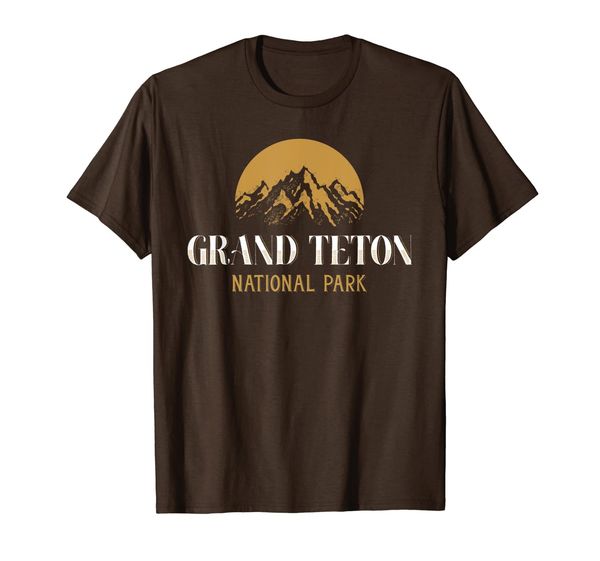 

Camping, Hiking, Outdoor Gift - Grand Teton National Park T-Shirt, Mainly pictures