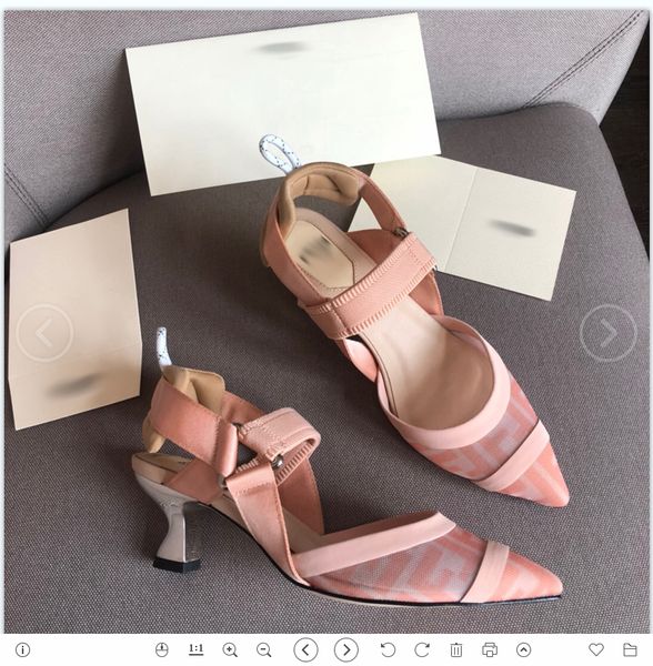 

2021 good quality fashion desiwomen luxurys gners shoes deser sigandals womens luxury high heels sandal dress shoess with box size 35-41 -l2, Black