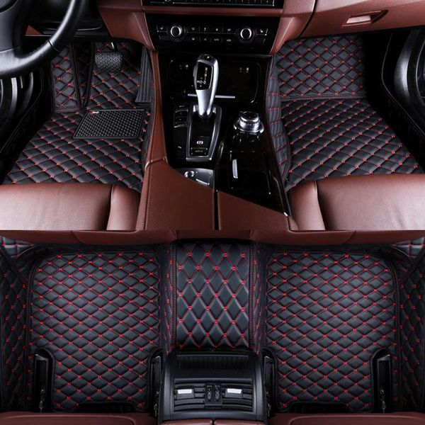 

lsrtw2021 fiber leather car interior floor mat for 3 series 320 318 330 328 340 316 f30 g20 f31 f34 e90/e91/e92/e93 e46 other accessorie acc