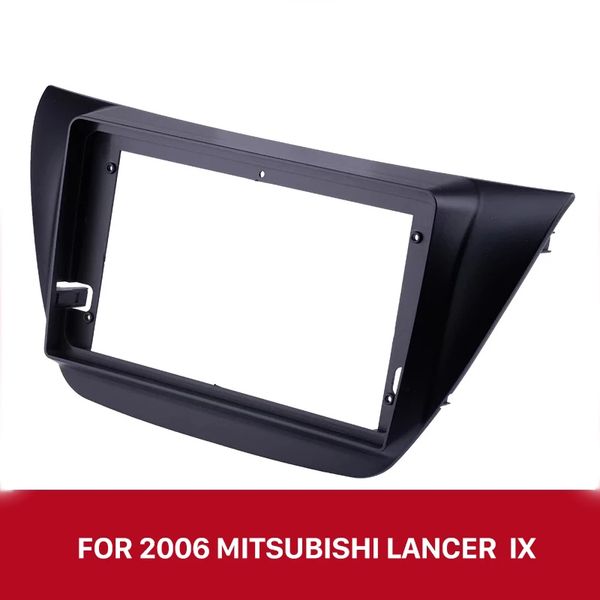 Autoradio Fascia Telaio Dash Mount Kit Trim Pannello Doppio Din 9 pollici per il 2006 MITSUBISHI LANCER IX