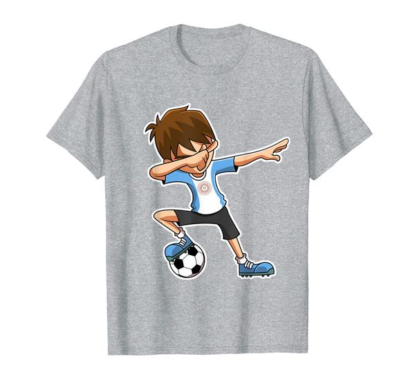 

dabbing soccer argentina jersey shirt, dab kids boys, White;black