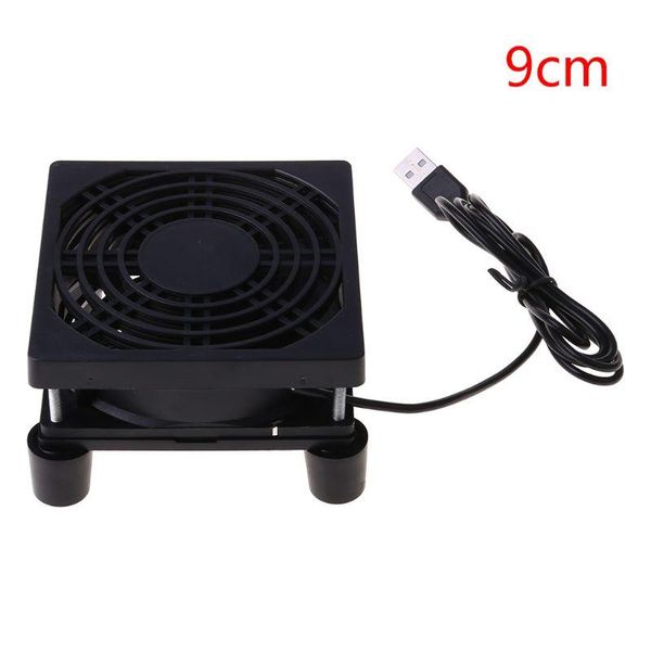 

9cm/12cm cooling fan dc 5v usb power supply quiet for router tv set-box radiator cooler diy repair parts lappads